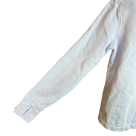 Vineyard‎ Vines Pullover Sweatshirt Funnel Neck Drawstring Baby Blue Women's XXS - Picture 3 of 6